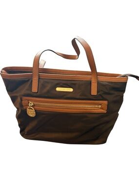 MICHAEL KORS Kempton Nylon tote with Leather trim